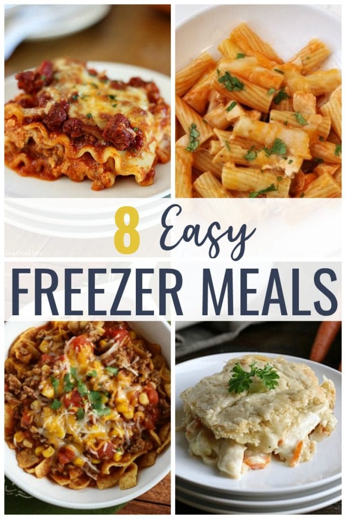 My top ten must make freezer meals for new moms- or anyone looking to get ahead in the dinner department!  Quick and easy meals to freeze like meatloaf, chicken, chili, soup and more.