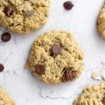 Protein Cookie Recipe | Tired of dry protein cookies that taste artificially sweetened?  These chocolate chip protein cookies taste just like the real thing but with added protein!