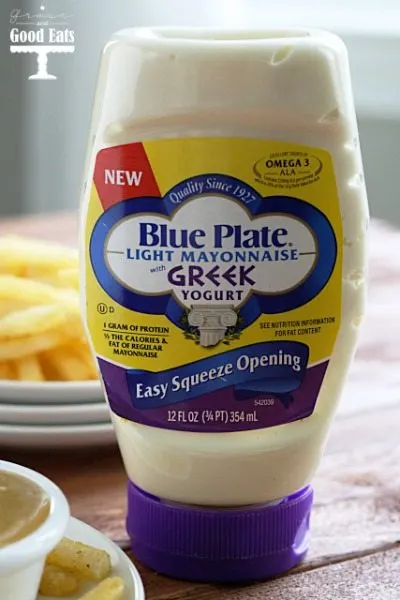 bottle of Blue Plate light mayonnaise 
