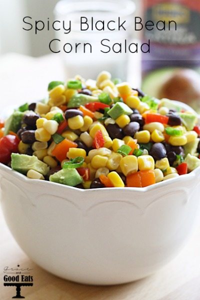 This Spicy Black Bean Corn Salad is a perfect side for a Tex-Mex meal, or a delicious dip as a pre-dinner or party appetizer. Serve it with your favorite tortilla chips and you have a fresh dish that's packed with flavor.