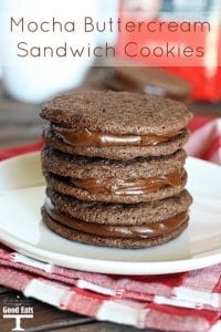 Mocha Buttercream Sandwich Cookies