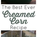 This recipe is the best creamed corn I've tried! Simple ingredients, a little bit of spice, and just a few minutes on the stovetop.