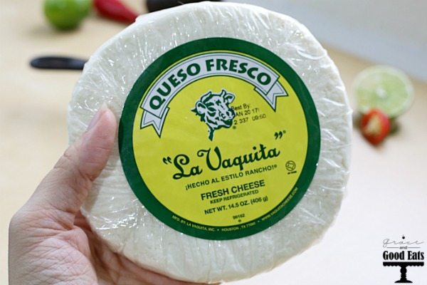 Cheese? Delicious. Guacamole? Delicious. Queso Fresco Guacamole- the most delicious thing ever! 