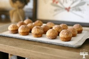 Cinnamon Sugar Mini Muffins