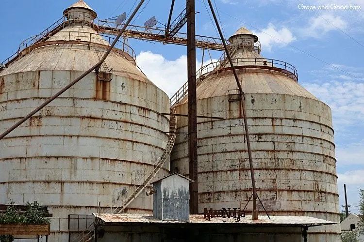 the Magnolia grain silos