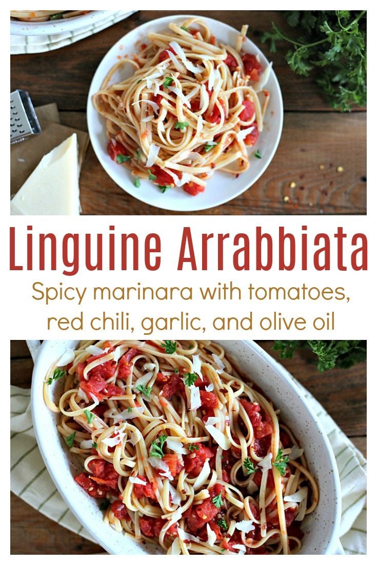 Linguine Arrabbiata (Spicy Marinara) Grace and Good Eats