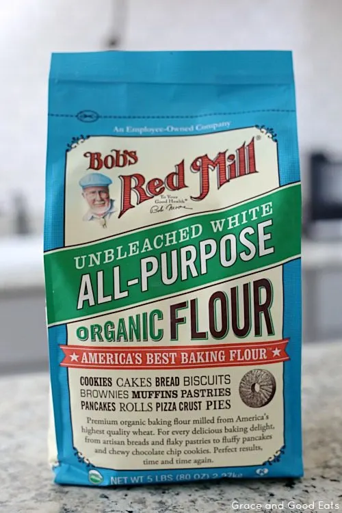 bag of Bob's Red Mill flour