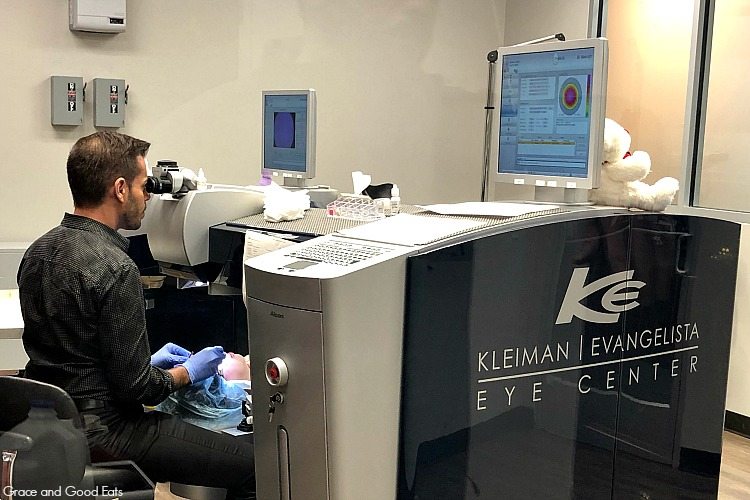 LASIK procedure performed at KE Eye Centers of Texas