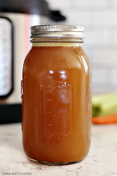 bone broth in a jar