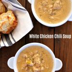 This White Chicken Chili Soup is full of white beans, savory spices, and tender chicken. Use homemade bone broth for an even richer depth of flavor.