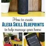 Alexa Skill Blueprints are easy to create and fun for the whole family. We use our Echo for everything from setting our thermostat or robot vacuum, to quizzing with flashcards, to spontaneous pre-bedtime dance parties.