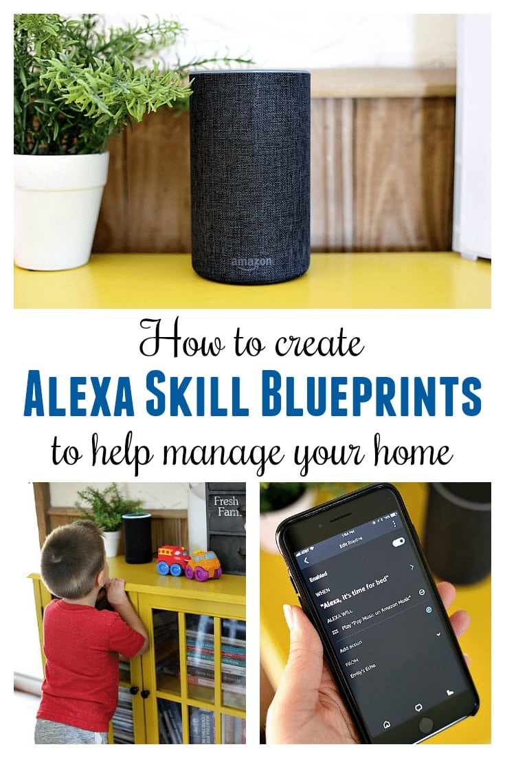Alexa Skill Blueprints are easy to create and fun for the whole family. We use our Echo for everything from setting our thermostat and robot vacuum, to quizzing with flashcards, and spontaneous pre-bedtime dance parties.