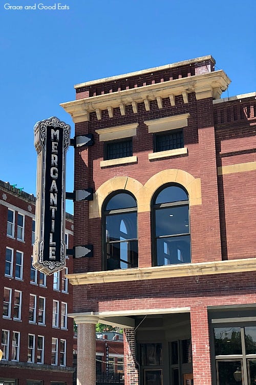 We stopped by The Pioneer Woman Mercantile in Pawhuska, OK on a recent mother-daughter summer road trip.  We ate at the restaurant, shopped at the Merc, took a peek in the new Boarding House, and even had the chance to tour the Lodge.