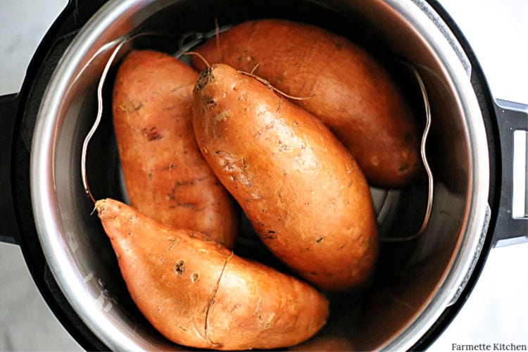 sweet potatoes in the Instant Pot