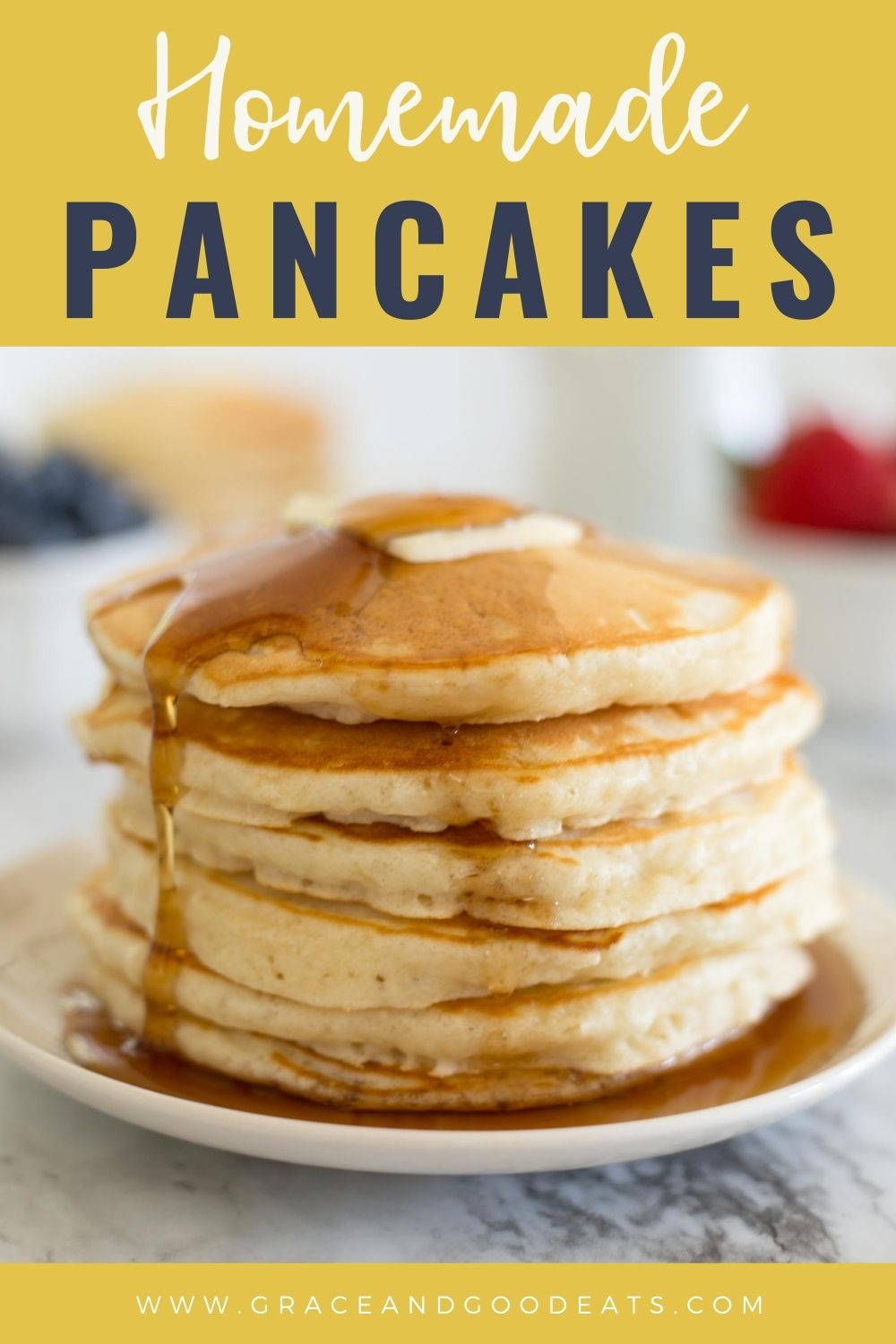 Best Ever Homemade Pancakes Recipe Grace and Good Eats