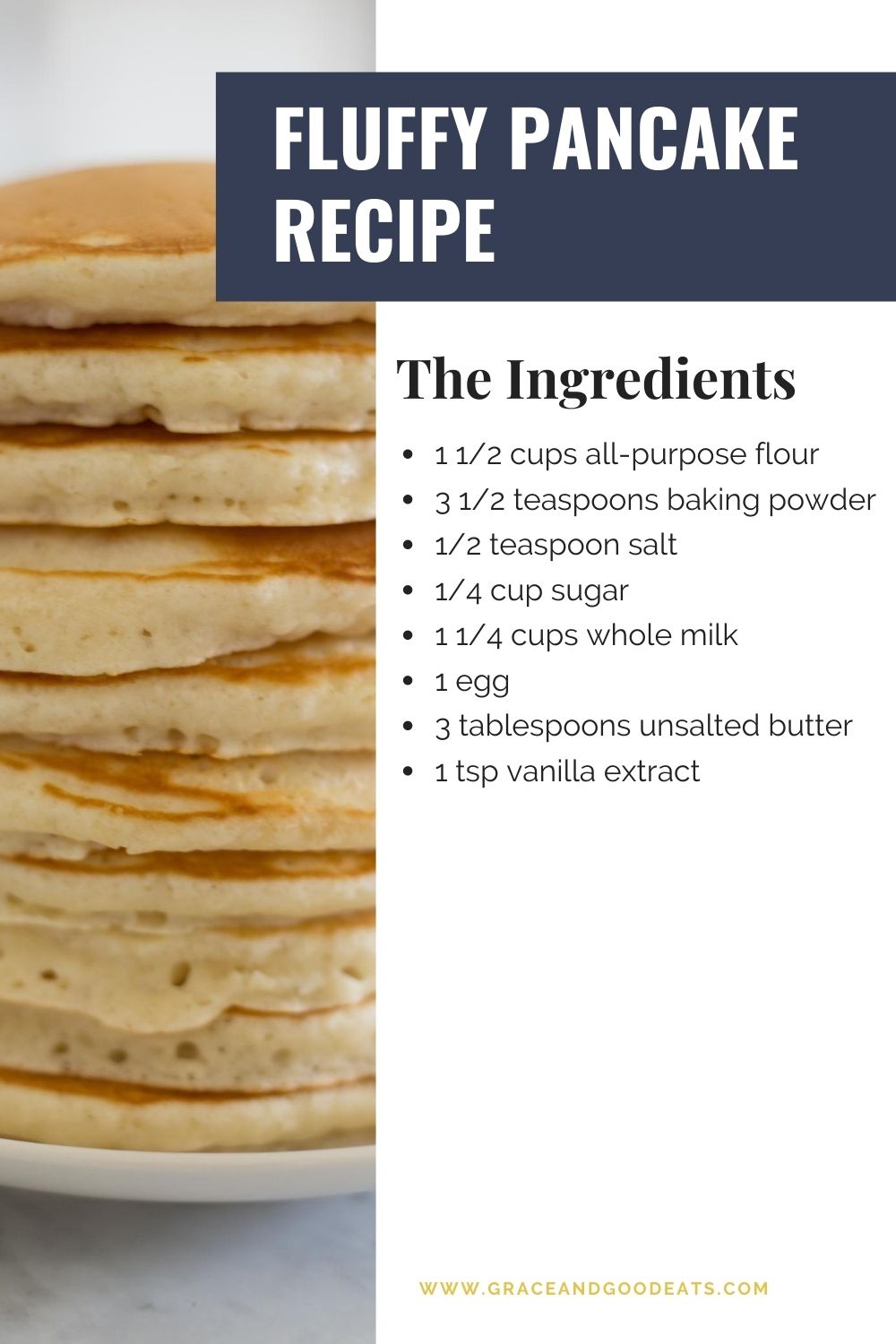 Best ever homemade pancakes recipe grace and good eats
