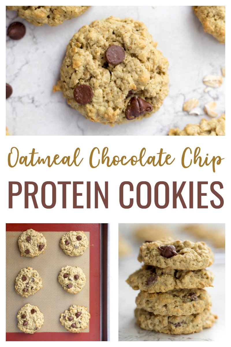 Oatmeal Chocolate Chip Protein Cookies Grace and Good Eats