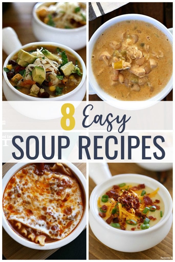 Make these Simple Soup Recipes, classics like Creamy Potato or Chicken Noodle, in the pressure cooker or slow cooker for a deliciously comforting weeknight meal.