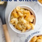 Green Chile Macaroni and Cheese takes classic mac and cheese to the next level with just a hint of heat and a boost of flavor!  My kids love this dish made with hot Hatch chiles but you can certainly swap them out for mild if you prefer.