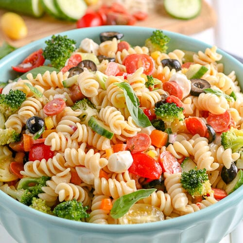Italian Pasta Salad Recipe - Grace and Good Eats