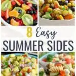 Summer Side Dishes: these salsas and salads are the perfect side dish for your next BBQ or summer gathering.  Most of these recipes are no bake, gluten free, and vegetarian or vegan.