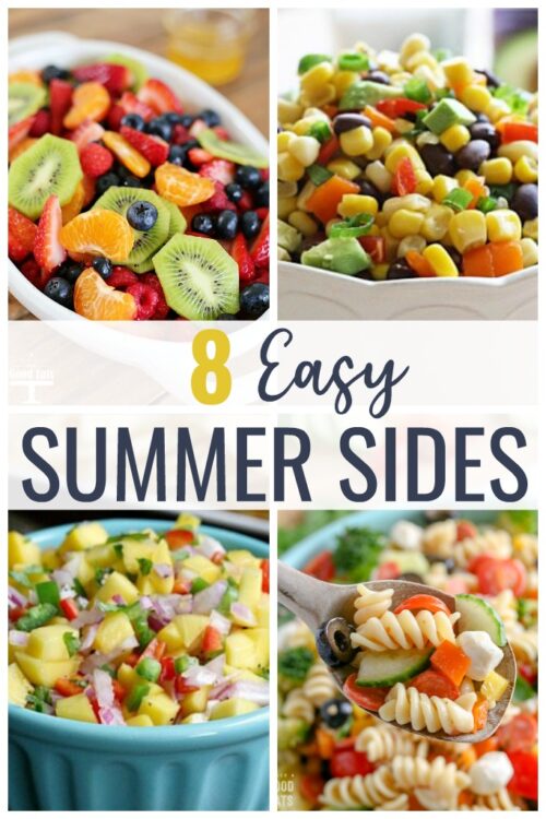 Summer Side Dishes: these salsas and salads are the perfect side dish for your next BBQ or summer gathering.  Most of these recipes are no bake, gluten free, and vegetarian or vegan.