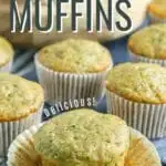 Zucchini Muffins are the perfect way to use up extra zucchini and sneak some veggies into your diet.  Shredded zucchini melts into baked goods for deliciously moist breads and muffins.