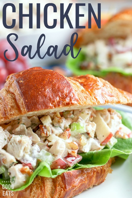 Chicken Salad Recipe with Grapes - Grace and Good Eats