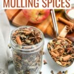 Mulling Spices are a delicious blend of spices used to make drinks such as hot cider, wassail, or mulled wine.  Mix up a batch of this simple mulling spices recipe to keep on hand during the fall and winter months!