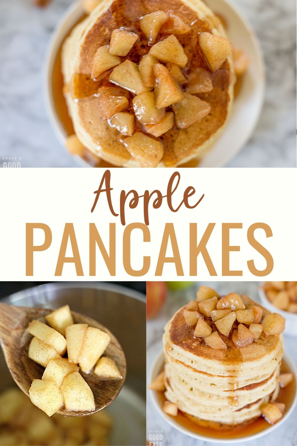 Apple Cinnamon Pancakes Grace and Good Eats