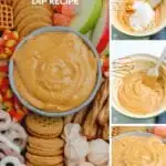 Pumpkin Dip is a deliciously creamy dessert that tastes like pumpkin pie without the crust! This Pumpkin Dip recipe is perfect served with cookies or fruit.