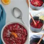 Fresh Cranberry Sauce made with fresh or frozen cranberries. This homemade cranberry sauce can be made ahead 2-3 days before serving.