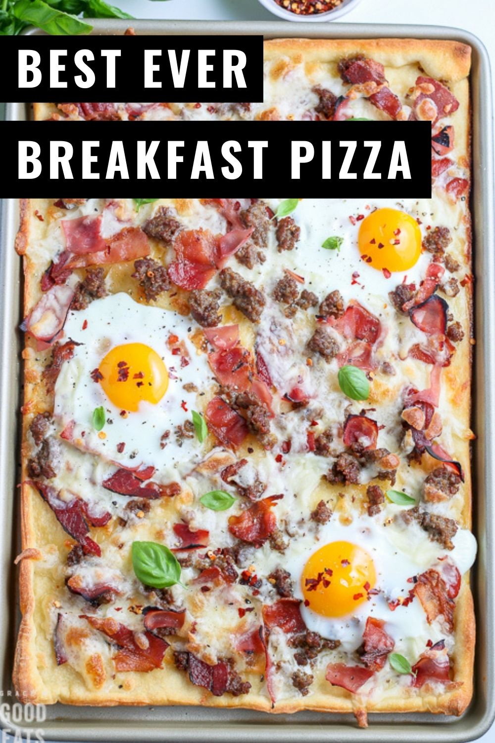 Breakfast Pizza Recipe with Eggs - Grace and Good Eats