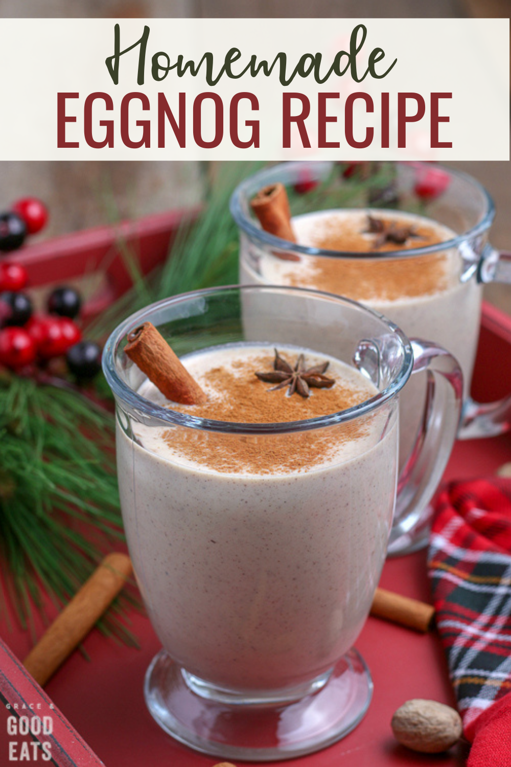 Eggnog Recipe (NonAlcoholic) Grace and Good Eats