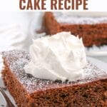 Gingerbread Cake is the perfect addition to any holiday dessert table. This classic recipe features warm, spicy flavors and can be finished with rich cream cheese frosting, a dusting of powdered sugar, or a simple dollop of whipped cream.