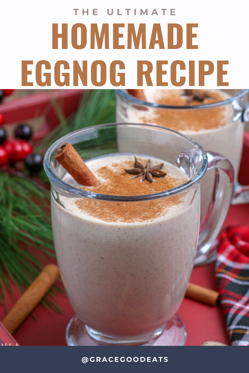 Eggnog Recipe (NonAlcoholic) Grace and Good Eats