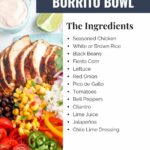 Make your own restaurant quality (or better) Chicken Burrito Bowl at home with this delicious recipe! These bowls are packed with a fresh flavors and filling protein.