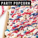 Patriotic Popcorn is the perfect snack for fireworks on the Fourth of July. Make your popcorn in the Instant Pot and then toss with candies and sweet treats for an easy red, white, and blue dessert.