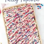 Patriotic Popcorn is the perfect snack for fireworks on the Fourth of July. Make your popcorn in the Instant Pot and then toss with candies and sweet treats for an easy red, white, and blue dessert.