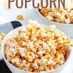 Caramel Popcorn is a deliciously sweet and salty treat that's easy to make at home with this quick recipe.  Use your favorite popping corn or use the Instant Pot to make this easy Caramel Corn in no time.