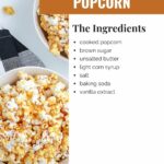 Caramel Popcorn is a deliciously sweet and salty treat that's easy to make at home with this quick recipe.  Use your favorite popping corn or use the Instant Pot to make this easy Caramel Corn in no time.