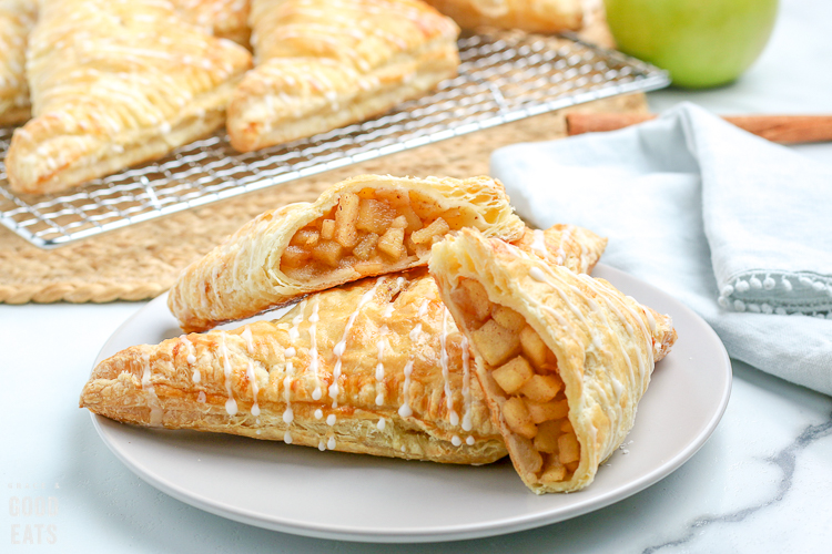 Apple Turnovers with Puff Pastry - Grace and Good Eats